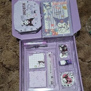 Kuromi Stationery Set in Purple